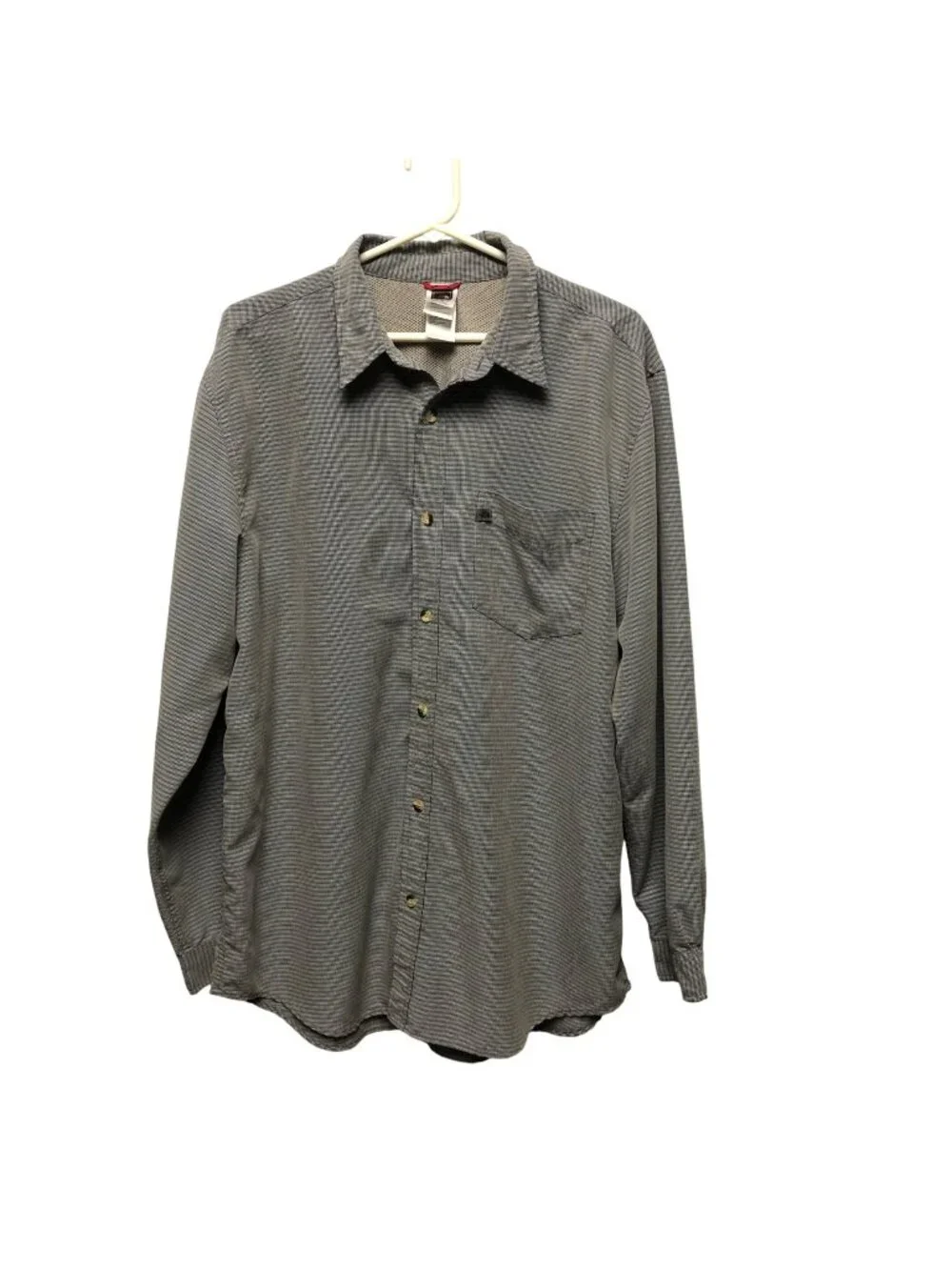 The North Face Shirt Mens Size XL Blue White Button Down Long Sleeve Casual